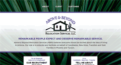 Desktop Screenshot of aboveandbeyondrelo.com